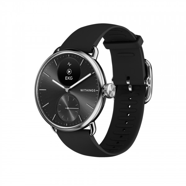 Withings ScanWatch 2 38 mm schwarz Bluetooth Smartwatch Fitness Tracker Hybrid
