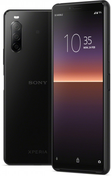 Sony Xperia 10 II Nano-Sim schwarz 128GB Bluetooth NFC WLAN 4G (LTE) Android 10