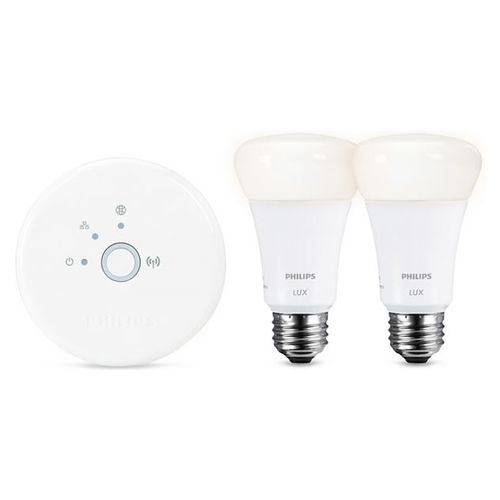 Philips Hue Lux LED Lampe E27 Starter Set inkl. Bridge 1.0 Smart Home Leuchte