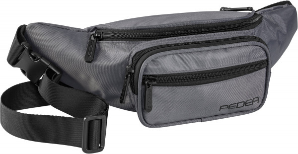 PEDEA Gürteltasche "TREND" Grau Größe M Bauchtasche Nylon wasserabweisend