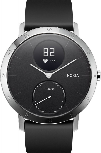 Nokia Activité STEEL HR 40mm black Smartwatch Fitness Tracker Herzfrequenz BT