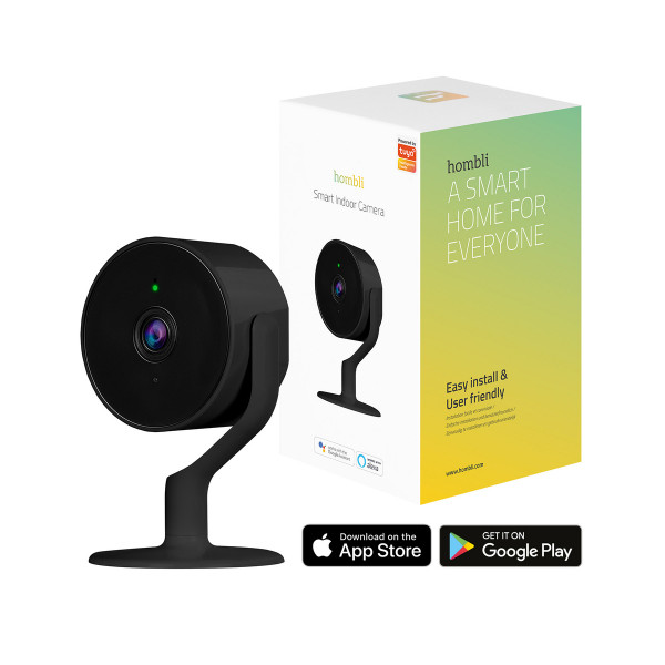 Hombli smarte indoor Kamera schwarz Smart Home Überwachungskamera Full HD App
