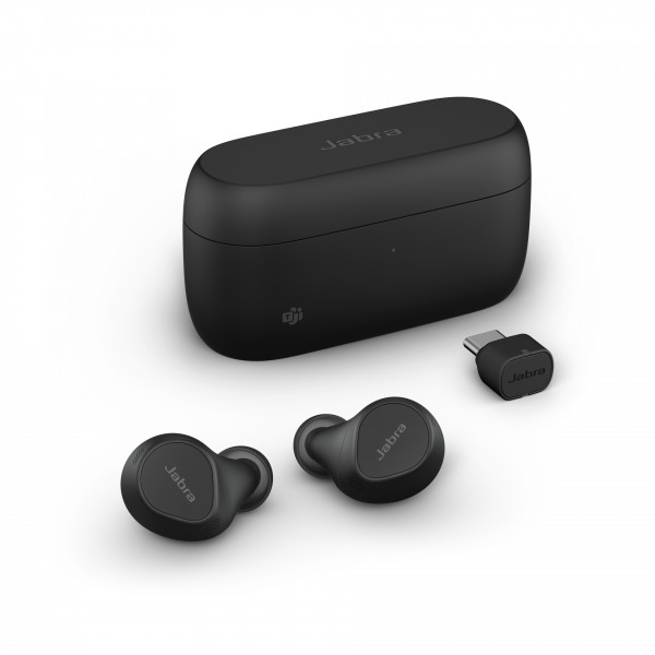JABRA Evolve2 Buds MS Link 380/390c Headset Schwarz IP57 USB-C Bluetooth In-Ear