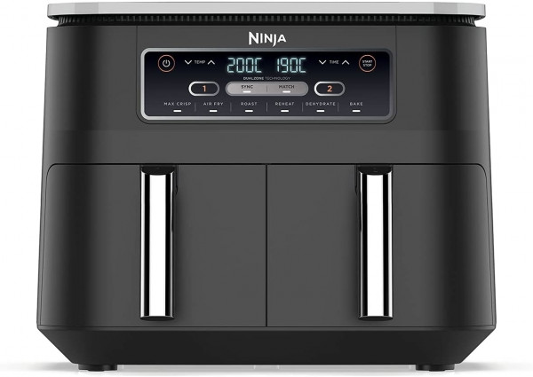 Ninja AF300EU Foodi DualZone HeiβLuft Fritteuse schwarz 7,6l 6 multifunktional