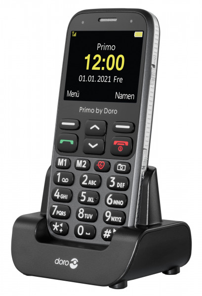 Doro Primo 368 grau 2G Großtastenhandy TFT Notruftaste Kamera Ladestation Ortung