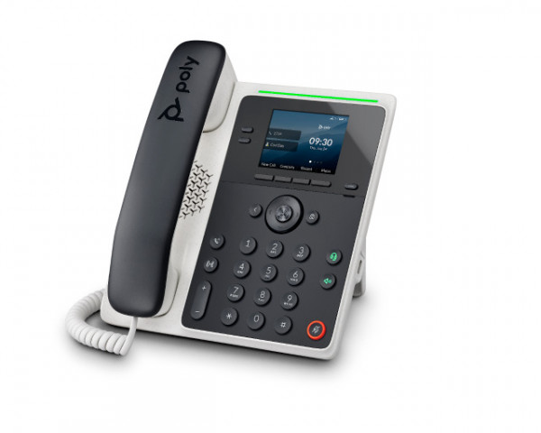 Poly Edge E100 Phone USB-C NFC Tisch-&Wandmontage Grau Hörgerätkompatibel 2,8"