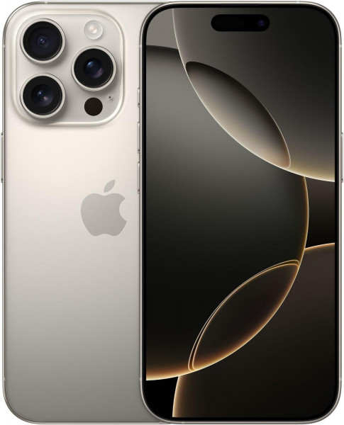 Apple iPhone 16 Pro 5G 1TB Titan Natur USD-C 6.27" iOS 18 48MP 16GB RAM DS