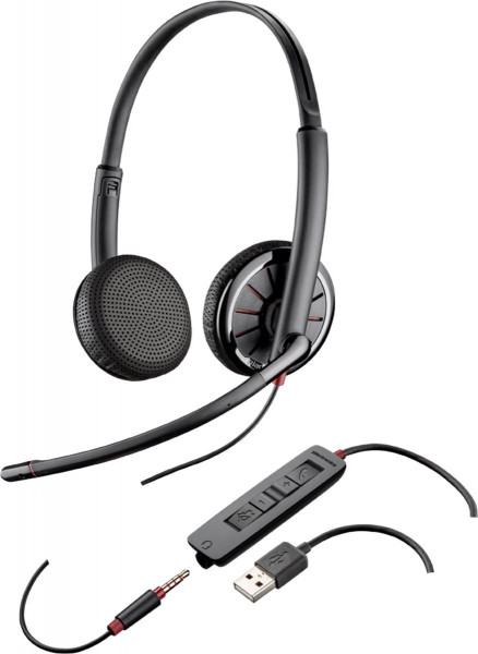 Plantronics Headset Blackwire C325.1-M binaural USB & 3,5 mm kabelgebunden