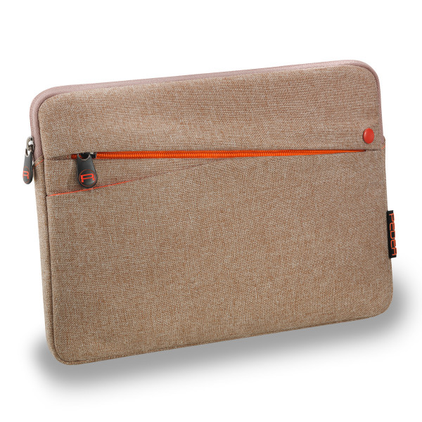 PEDEA Tablet-Tasche "Fashion" Beige/Orange bis 11 Zoll Schutzhülle Laptop