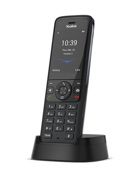 Yealink W78H DECT Mobilteil Schwarz TFT-Farbbildschirm Geräuschunterdrückung