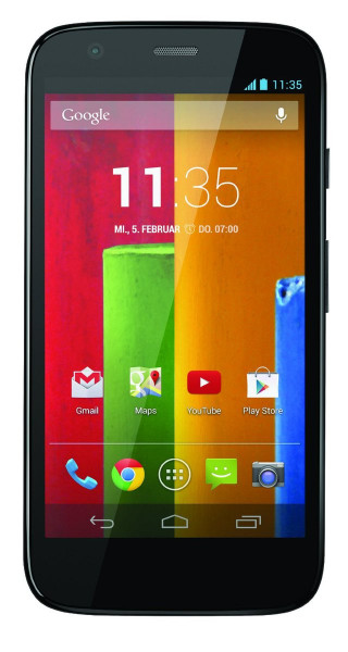 Motorola Moto G schwarz 8GB Android Smartphone ohne Simlock 4,5" Display 5 MPX