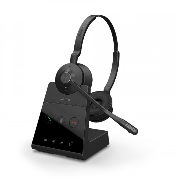 JABRA Engage 65 SE Stereo Headset Kopfhörer kabellos schwarz NFC On-Ear USB-C