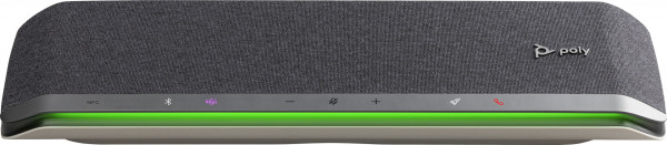 Poly Sync 60 USB-A & USB-C Teams Silber Konferenztelefon NFC Bluetooth 6Mikrofon