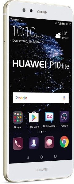 Huawei P10 lite weiß 32GB LTE Android Smartphone o. Simlock 5,2" Display 12MPX