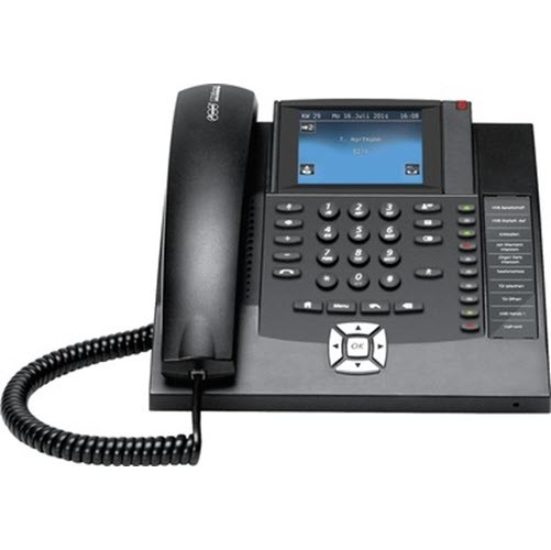 Auerswald COMfortel 1400 schwarz ISDN-Telefon schnurgebunden LCD Display