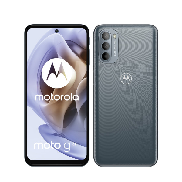 Motorola Moto G31 64GB grau Android Smartphone 6,4" OLED Dreifach-Kamera USB-C