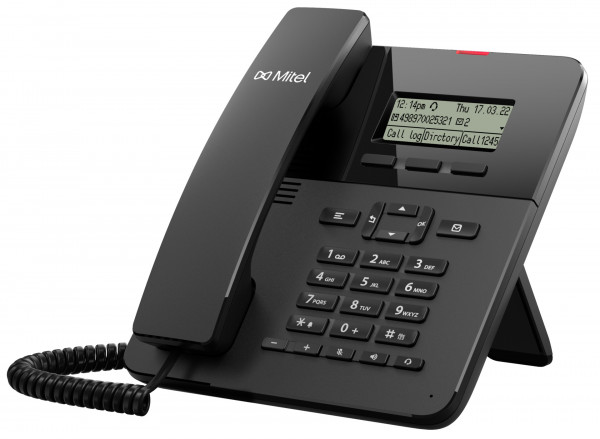 SwyxPhone L7 Schwarz 2.8"LCD monochrom IP DHSG/EHS Headset Anschluss PoE 802.3af