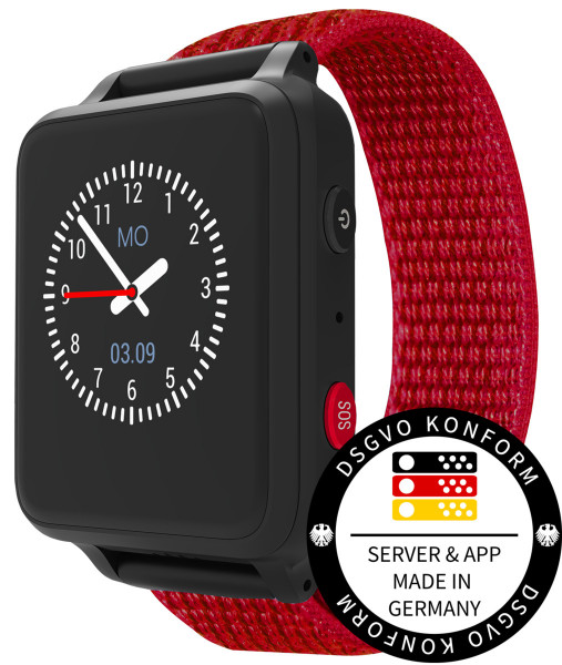 ANIO 5 Smartwatch für Kinder rot