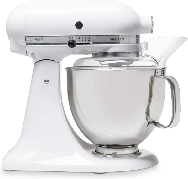 KitchenAid Artisan 175 Küchenmaschine weiß 300W 10-Betriebsstufen Ganzmetall