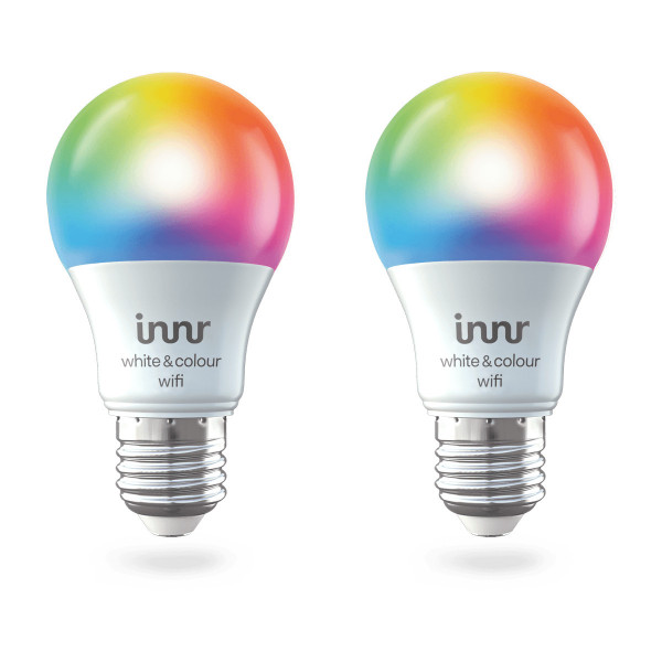 innr E27 Lampe RGBW WLAN LED Glühbirne 2er Pack Smart Home Dimmbar WRB 785 C-2