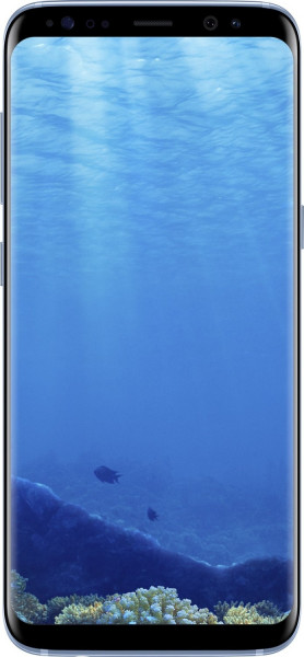 Samsung Galaxy S8 blau 64GB LTE Android Smartphone ohne Simlock 5,8" Display