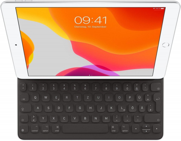 Apple Smart Keyboard Tastatur für iPad 7/Air/Pro schwarz QWERTZ schlichtes Cover