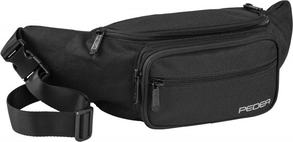 PEDEA Gürteltasche "TREND" Schwarz Größe L Bauchtasche Nylon wasserabweisend