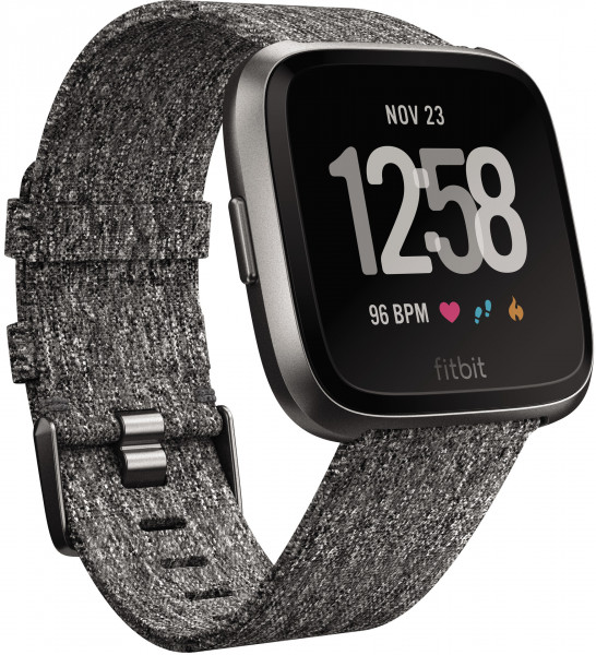 Versa Special Edition Woven NFC WLAN BT grau Smartwatch Uhr Fitness 1,34" 5ATM