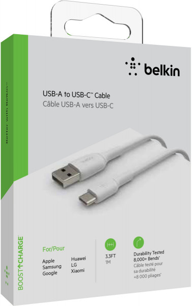 Belkin USB-C zu USB-A Ladekabel PVC 1m für Tablet & Smartphone