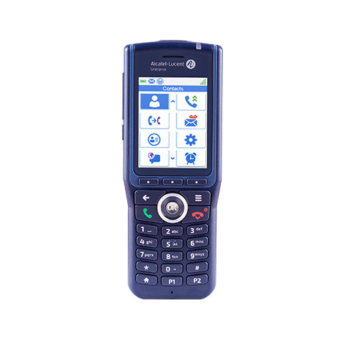 ALE 8244 DECT Mobilteil mit Akku und Gürtelclip Blau 2.4"Display Notruf-Funktion