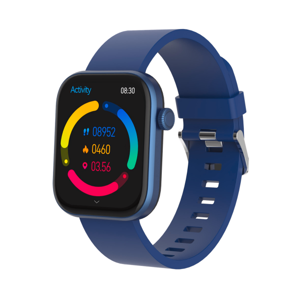 Denver Smartwatch SWC-185BU Blau Android/iOS Fitnesstracker 1,85" Touch AMOLED