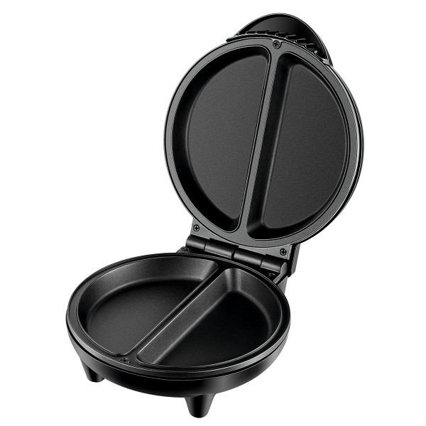 MELISSA Omelettiergerät Schwarz 750 W Kuchengerät Thermostat antihaft