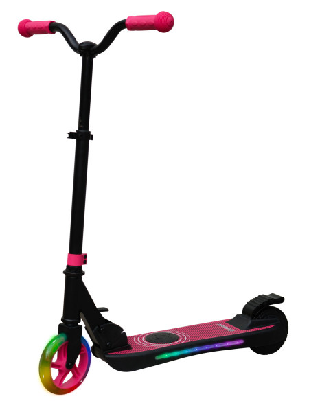 Denver SCK-5500 Pink Kinder-Tretroller Elektromotor Scooter 6 km 120 Watt 50 kg
