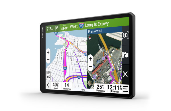 Garmin dēzl LGV1020 Navigationsgerät Schwarz 10,1" Touch KFZ USB-C microSD 32 GB