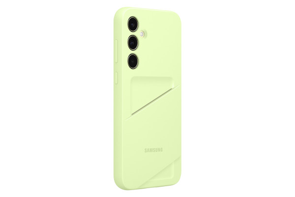 Samsung Card Slot Case Galaxy A35 Hellgrün Kartenfach Handyhülle Protection TPU