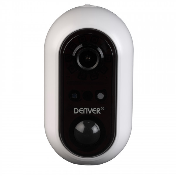 Denver Outdoor Überwachungskamera IP-Außenkamera weiß 2MP Full HD WiFi kabellos