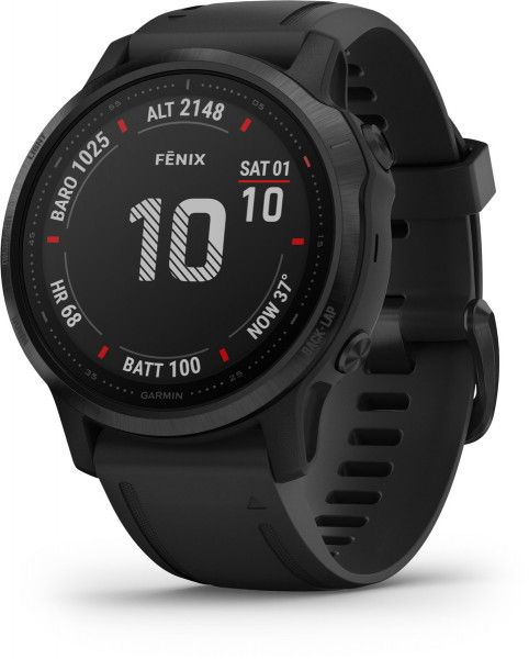Garmin fenix 6S PRO Schwarz WiFi Android iOS Smartwatch Fitness Sleeping Tracker