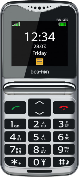 Bea-fon Fold 10 LTE schwarz 4G Featurephone Tastentelefon schwarz Klapphandy