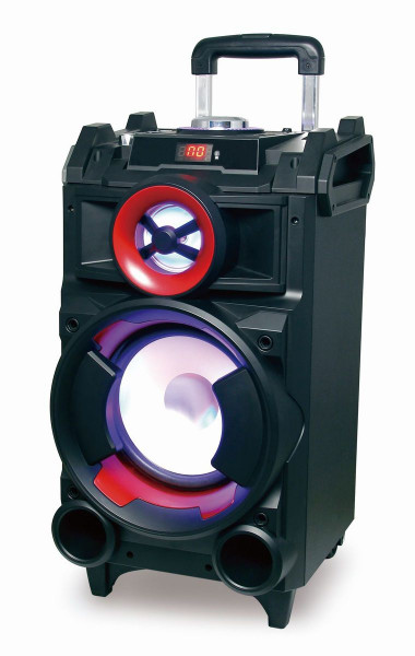 Conceptronic Lautsprecher Boombox schwarz Wireless Bluetooth Power Party Speake