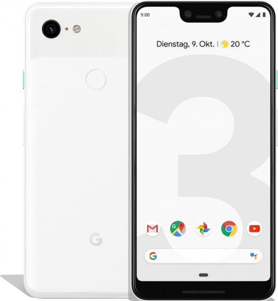 Google Pixel 3 XL weiß 64GB LTE Android / Google Smartphone 6,3" OLED Display