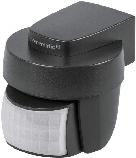 Homematic IP Grau Smart Home Bewegungsmelder mit Dämmerungssensor Außenbereich