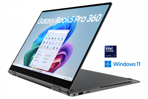 Samsung Book5 Pro 360 1TB Grau Windows Notebook 16'' OLED Display 32GB RAM