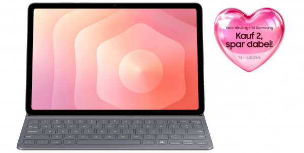 Samsung Book Cover Keyboard Slim Cover für Tab S11 schwarz Tastatur aufstellbar