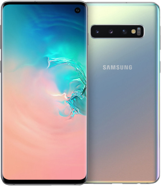 Samsung G973F Galaxy S10 DualSim silber 128GB LTE Android Smartphone 6,1" 16 MPX