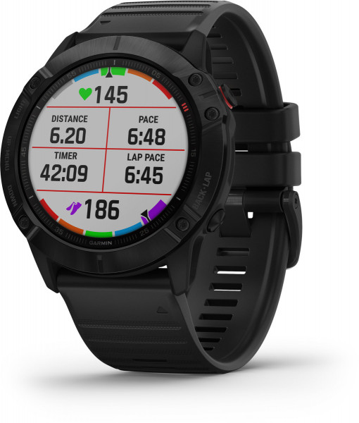 Garmin fenix 6X PRO Schwarz WiFi iOS Android Smartwatch Fitness Sleeping Tracker
