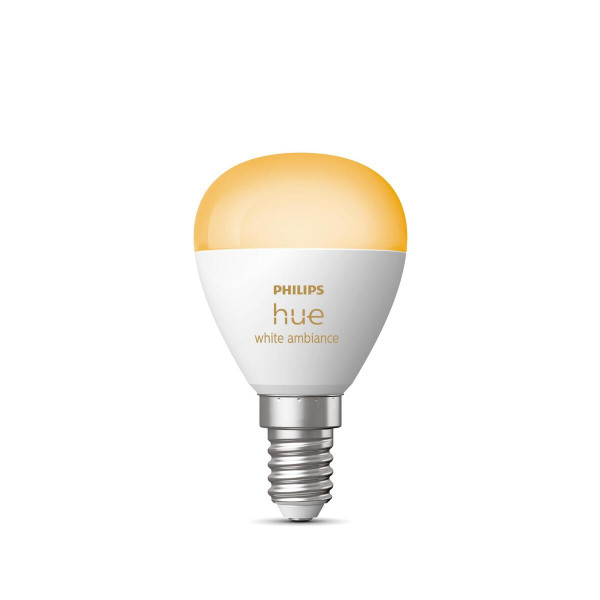 Philips Hue Smart Weiß Ambiente LED Leuchtmittel E14 Einzelpack 470lm Dimmbar