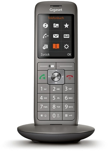Gigaset Mobilteil CL660HX Grau Ladeschale kabellos DECT 2.4"LCD-TFT Micro-USB