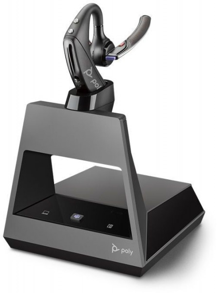 Poly Bluetooth Headset Voyager 5200 Office inklusive 2-way Basis USB mono Teams
