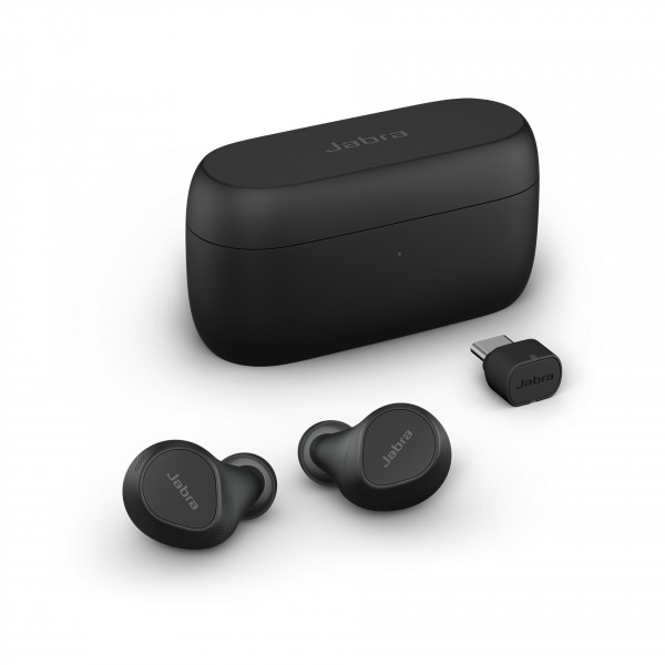 JABRA Evolve 2 Buds Kopfhörer schwarz Bluetooth kabellos Qi In-Ear USB Typ-C
