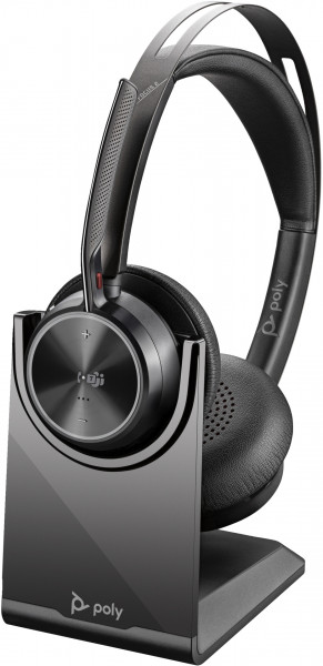 Poly Voyager Focus 2 UC USB-C/A Teams Stand Headset Bluetooth USB-C ANC On-Ear